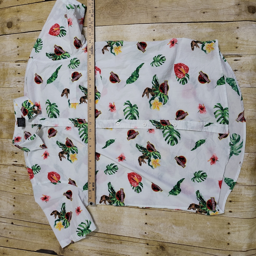 Universal Studios Jurassic Park Button-Up Shirt - image 5